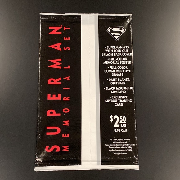 NEW: Superman Memorial Set (1992) - DC Comics Comic Book Collector’s Set - Picture 2 of 5